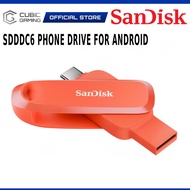 SANDISK PHONE DRIVE FOR ANDROID DUAL DRIVE OTG 32GB / 64GB / 128GB / 256GB / 512GB FLASH DRIVE , THU