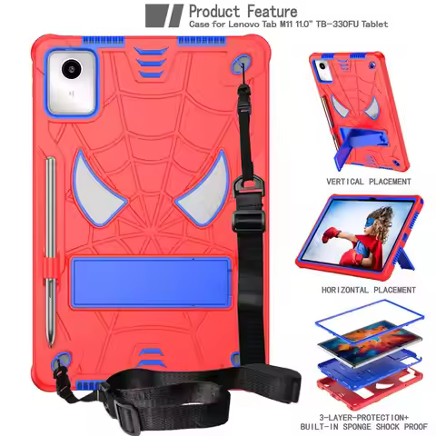 For Lenovo Tab M11 2024 Case TB330FU TB330XU TB331FC XiaoXin Pad 2024 11.0 Inch Cover for Lenovo Tab
