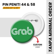 Gr4b G0JEK M4XIM G0FOOD GR4BFOOD LOGO PIN OJOL OJEK ONLINE / PIN BROS 44 & 58 -