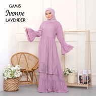 BJ461 HOMEDRESS GAMIS MUSLIMRAYON POLOS IVONNE