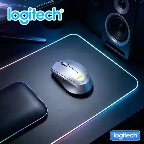 New Logitech M330 Silent Plus Wireless Mouse Ergonomic Design Noise Reducing Buttons for PC Mac Lapt