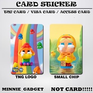 [ Crybaby ] Touch n Go Card Sticker Cover TNG / MASTER / VISA / CREDIT/ DEBIT CARD