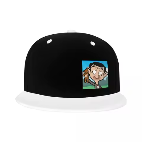 Mr. Bean Cartoon Cap Fashion Casual Baseball Caps Adjustable Hat Hip Hop Summer Unisex Baseball Hats