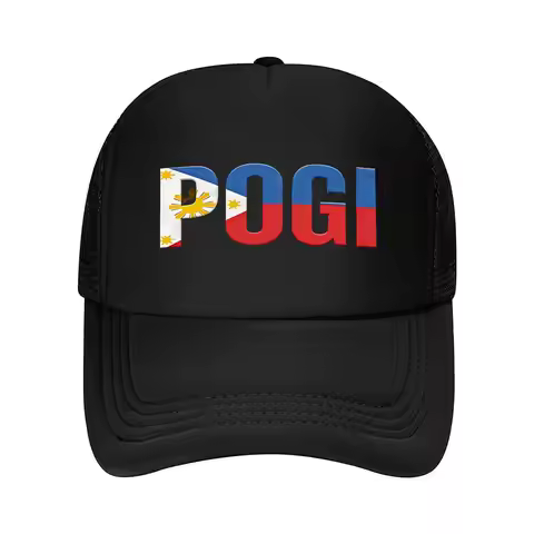 POGI Baseball Cap with Philippine Flag Design - Lightweight, Unisex, All-Season Casual Hat for Men &