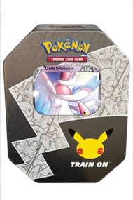 美版25週年Lances Charizard V ＋ Dark Sylveon V鐵盒