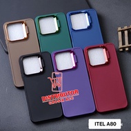 ITEL A80 CASE MACARON STAND CAMERA CASE KICKSTAND CAMERA ITEL A80