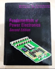 Fundamentals of Power Electronics 書況佳，僅少數頁面有鉛筆畫記與摺痕