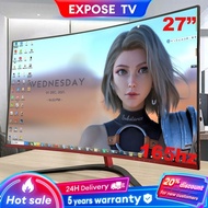 Monitor 27 Inch 165HZ Curve Gaming PC Frameless Computer Monitor Murah 1080P FHD HDMI Wide Screen Di