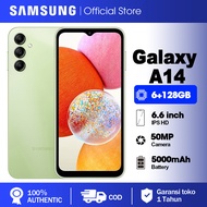 Samsung Galaxy A14 ram 6 128GB Layar 6.6inci 50MP FHD Kamera Original Second Fullset Smartphone Terbaru 2023 Handphone android ori asli Li-ion 5000 mAh hp murah promo cuci gudang