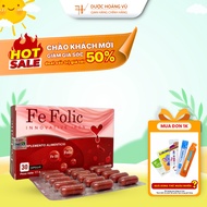 [Expedition 5/2027] Fe Folic Lipofer Organic Iron Pills - Nourishes Blood, Reduces Anemia, For Women