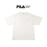 FILA เสื้อยืดผู้ใหญ่ FILA X SMILEY รุ่น FW2RSF4S06X - WHITE