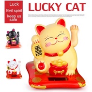 Kucing Maneki Solar/Pajangan Kucing Hoki/Patung Kucing Hoki/ Cat Solar