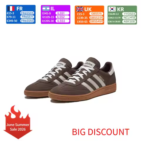 adidas Originals HANDBALL SPEZIAL Comfortable Low-Top Sneakers for Women in Brown IF6490