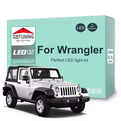 Canbus LED Interior Light With Bulb Tools For Jeep Wrangler YJ SJ TJ JK 1987-2012 2013 2014 2015 201