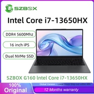 SZBOX G160 16inch IPS 1920x1280 ​​​​​​​13th Intel Core i7-13650HX DDR4 5600Mhz WIFI BT Windows Offic