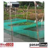 HIJAU Green gauze fish cage and netting 1kRK