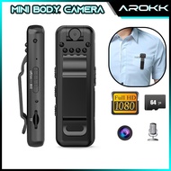 SG丨Mini Body Camera Pinhole Camera Pocket Camera Micro Camera 1080P Clip Type Body Cam Vlog Action C