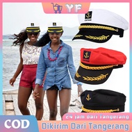 Unisex Sailor Hat Sailing Peak Hat Captain Ship Sailor Hat Fashion Item