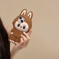 💟【New Launch+Free Shipping】💟 Fun and Cute Labubu Cartoon Rabbit Girl Phone Case Suitable for IPhone 