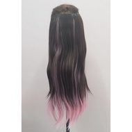 Ready Stock Beaute4u Fashion Two Mixed Color 3/4 Full Head Clip In Hair Extensions Straight  With 5 