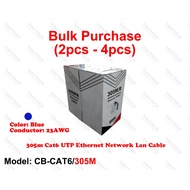 TINYTECH CB-CAT6/305M CAT6 305M (BULK PURCHASE) UTP ETHERNET NETWORK LAN CABLE (1000 MBPS)