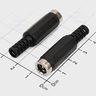 [5 Pieces]- YX-5521 Female DC Power Connector 5.5x2.1mm Solder Wire