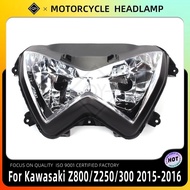 LQYL Headlamp Motorcycle Headlight Assembly Head Lamp Light For Kawasaki Z250 Z300 Z800 2013 2014 20