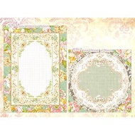 Rococo Green 100 sheets Memo Pads design paper (honne market)
