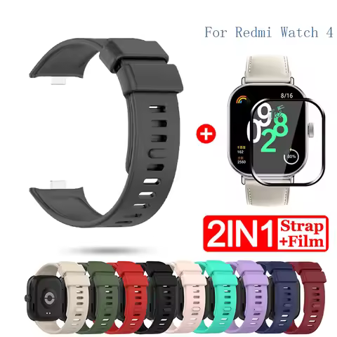 Replacement Strap For Redmi Watch4 Redmi Watch 4 Silicone Strap Xiaomi Bracelet