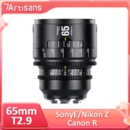 7artisans 65mm T2.9 2X Macro INFINTE Full Frame Cine Lens Lens Large Aperture 2:1 Magnification Rati