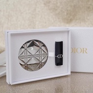 Rare Gift Dior Dior Makeup Accompanying Set 720 Satin Lipstick Makeup Mirror Portable Mirror Case [C