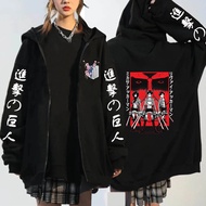 Up Hoodies Attack on Titan Anime Men Women Jackets Coat Long Sleeve Casual Shingeki No Kyojin Mikasa