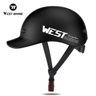 WEST BIKING Lightweight Electric Bike Helmet Adjustable Visor 58-61cm Urban Commute Safety Helmet Un