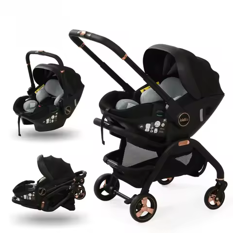 3-in-1 baby safety stroller, two-way newborn baby safety seat, portable 3-in-1 stroller for ages 0-2