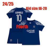24/25 Paris PSG Fourth Jerseys KVARATSKHELIA O.DEMBELE HAKIMI VITINHA LEEKANG IN BARCOLA soccer clot