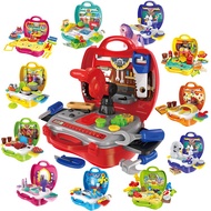 Kids Playset Play Box Toolbox Kids Play Set Box Kids Suitcase Mainan Budak Set Mainan Set Hadiah Bud