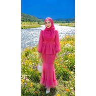 Raya collection Dress Mahi Peplum S-L (Bust 32-40 inci)