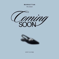 (แนะนำ+2ไซส์) step to store Manhattan 1 นิ้ว - รองเท้าส้นสูง รองเท้าส้นสูงผู้หญิง