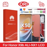 LCD WITH FRAME FOR HONOR X9B 5G / HONOR X50 LCD TOUCH SCREEN DIGITIZER REPLACEMENT