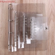 FRANCESCO Notebook Folder A4/A5/A6/A7 Transparent Agenda Plastic Binder