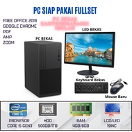 Office PC Computer BuiltUp Core i3 i5 i7 Mini Pc ThinkCenter Ryzen 5 Fullset Ready to Use