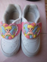 รองเท้านักเรียนสีขาว มือสอง Size 33  Tinker Bell