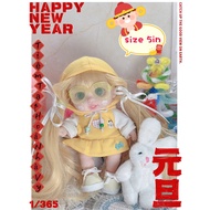 [5in Doll Clothes] Active Sports Skirt Set for 5in Doll ~ 13cm Silicone Doll