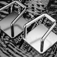 Durable Sponge Holder 5 x 4.5 x 3 Storage Kitchen Shelf Multi-Use Stainless Steel Hook