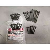 ORIGINAL YAMAHA RXZ Crankcase Engine Screw Cover Enjin Skru Full Set screw casing engine Original th