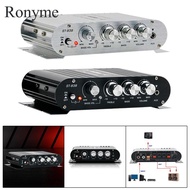 [Ronyme] Mini Amplifier, 12V, 80W X 2, Robust, Professional 2.1 Channel Mini Amplifier, Mini Power S