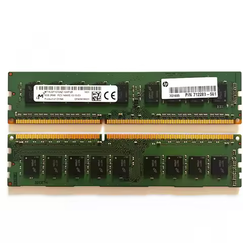 Micron DDR3 RAM ECC UDIMM 8GB 1866MHz 8GB 2RX8 PC3-14900E-11-13-E3 DDR3 Desktop Server Memory 8GB 18