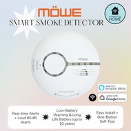 MÖWE Smart Smoke Detector – 85dB Alarm, App Alerts & 10‑Year Battery