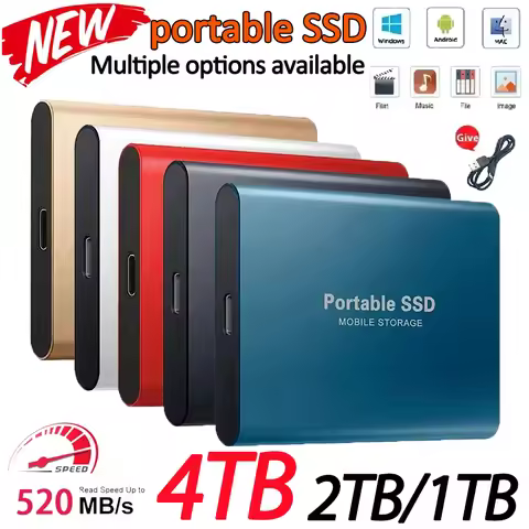 Large capacity storage hard drive 1TB 2TB original external hard drive 4TB type-c storage hard drive