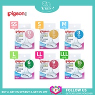 Bình Sữa Pigeon Cổ Rộng Chính Hãng (SSSMLLLLLL) Núm Vú Giả Cho Bé